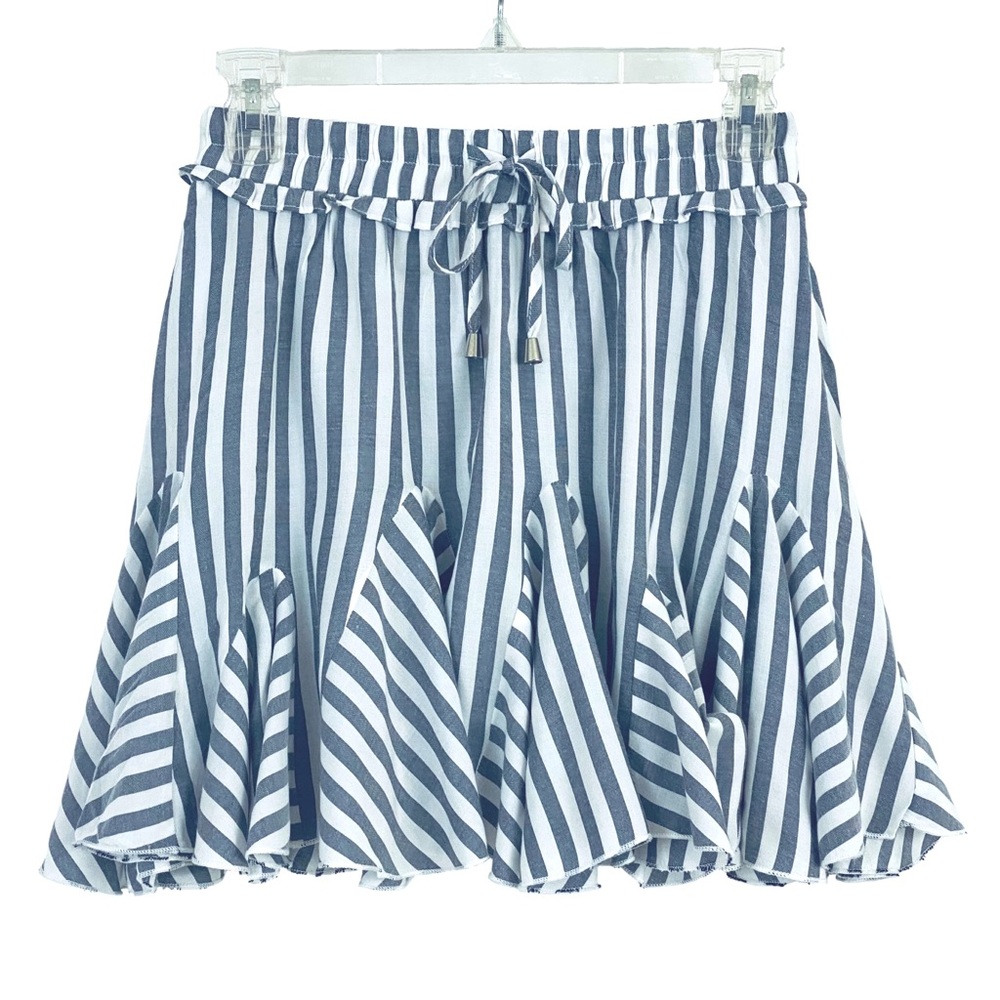 The Impeccable Pig Striped Godet Skort